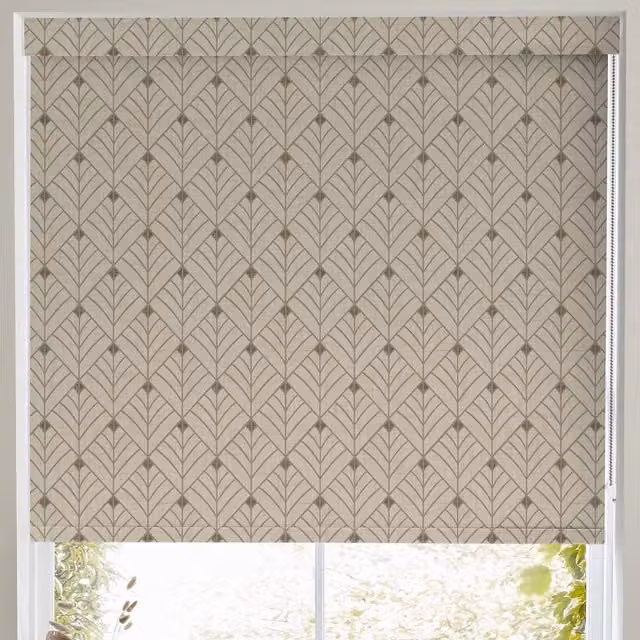Terrys Solitaire Made to Measure Blackout Roller Blind in Taupe