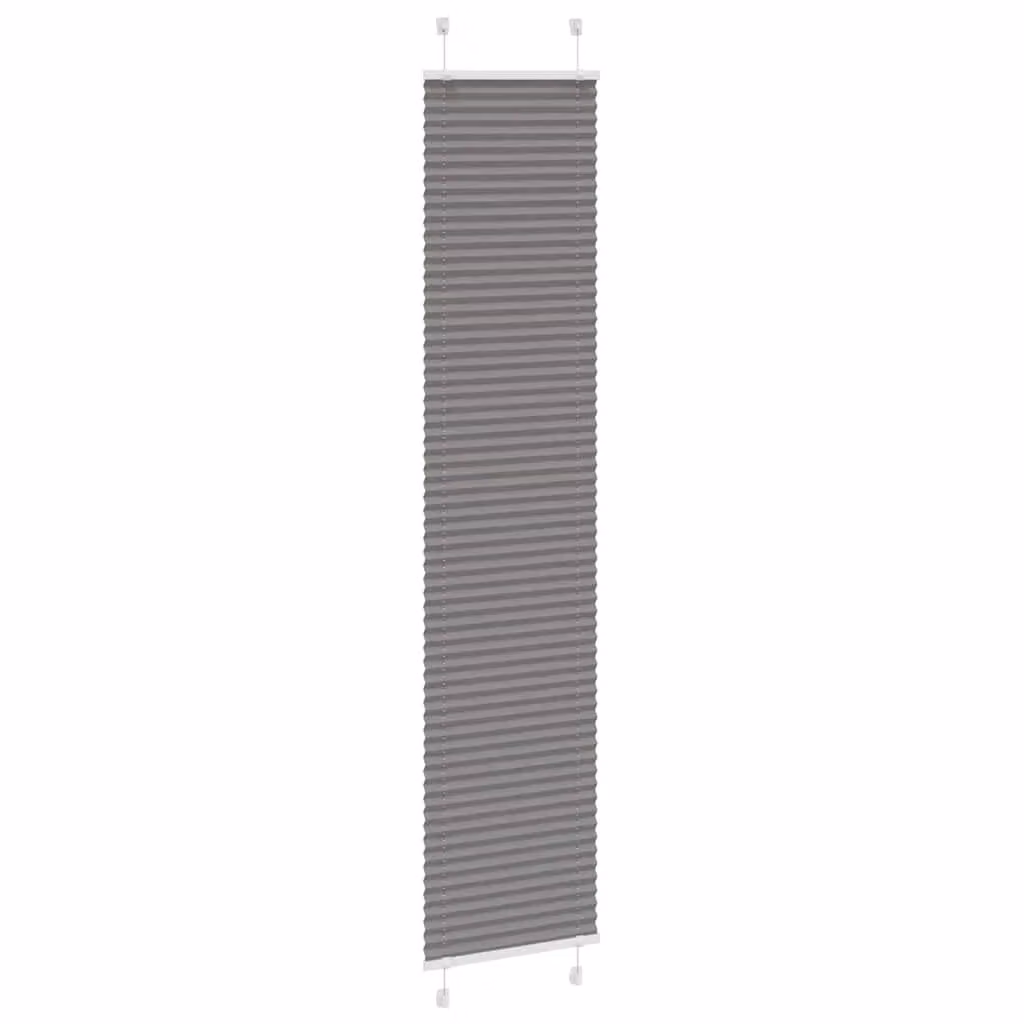 Berkfield Home Single Pleat Fabric Blind in Anthracite and Black, W/H: 50 x 200 cm – 3