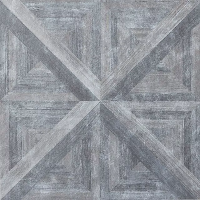 Fine Decor Self-Adhesive Modern Tile-Look Vinyl Floor Tiles, Grey, 0.93sqm