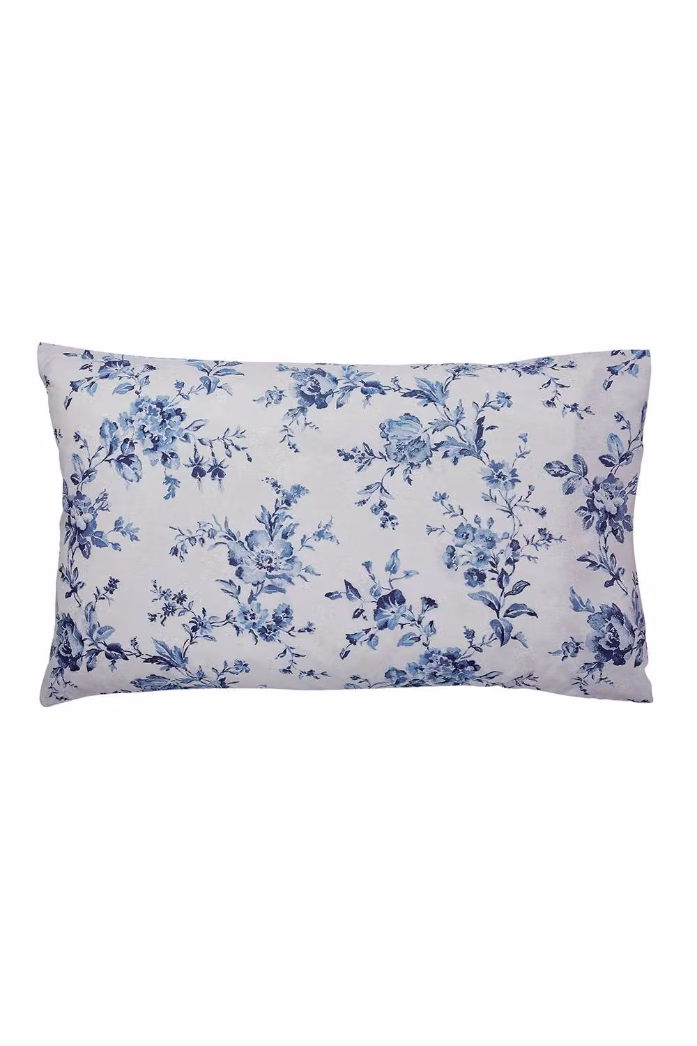 Helena Springfield Hedgerow Floral Cotton Duvet Cover and Pillowcase Set in Blue, Reversible, W: 90 cm, L: 200 cm – 2