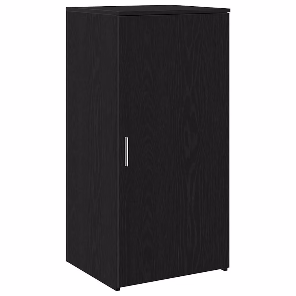 Berkfield Home Black Wall Mounted Storage Cabinet with Hinged Doors and Internal Shelves, W/D/H: 50 x 45 x 103.5 cm – 2