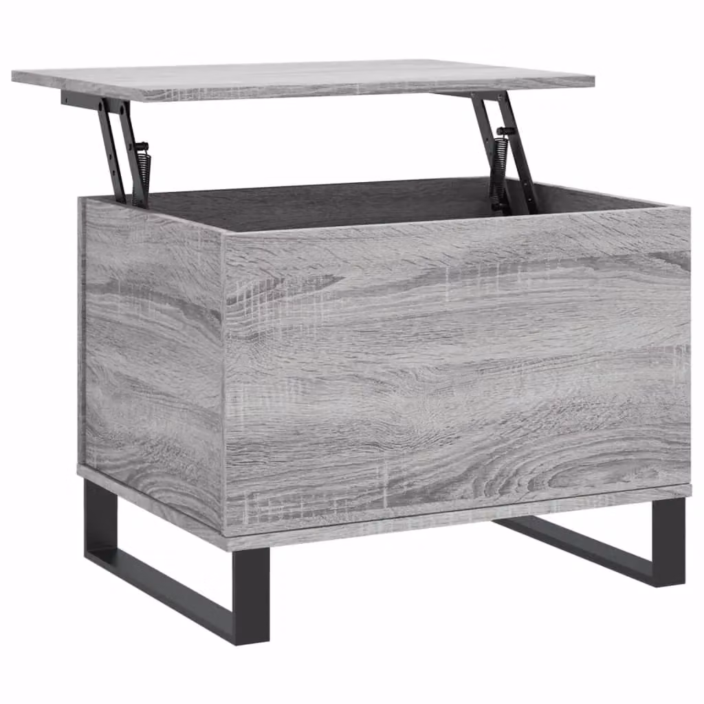 Berkfield Home Grey Sonoma Coffee Table with Lift Mechanism, W: 60 cm, D: 44.5 cm, H: 45 cm – 2