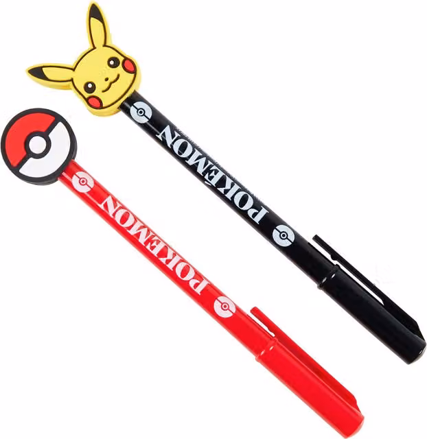 Pokemon Multicolour Novelty Pen with Plastic Topper