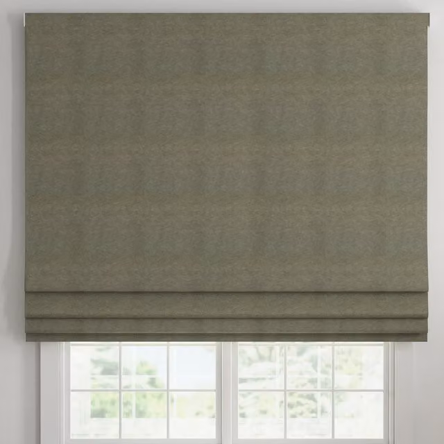 ANTE DECOR Altro Made To Measure Blackout Roman Blind in Grey