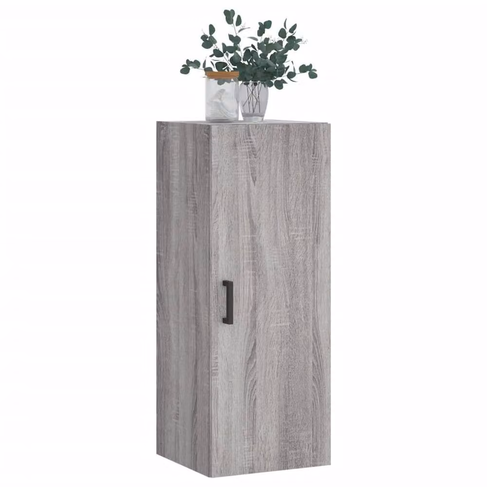 Berkfield Home Wall Mounted Cabinet in Grey Sonoma, W/D/H: 34.5 x 34 x 90 cm – 3