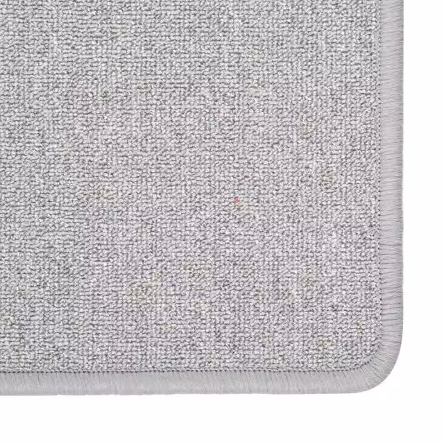 Berkfield Home Elegant Modern Rectangular Carpet Runner in Grey, W: 50 cm, L: 200 cm