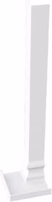 Freefoam White Ogee Fascia Internal Corner, 300mm