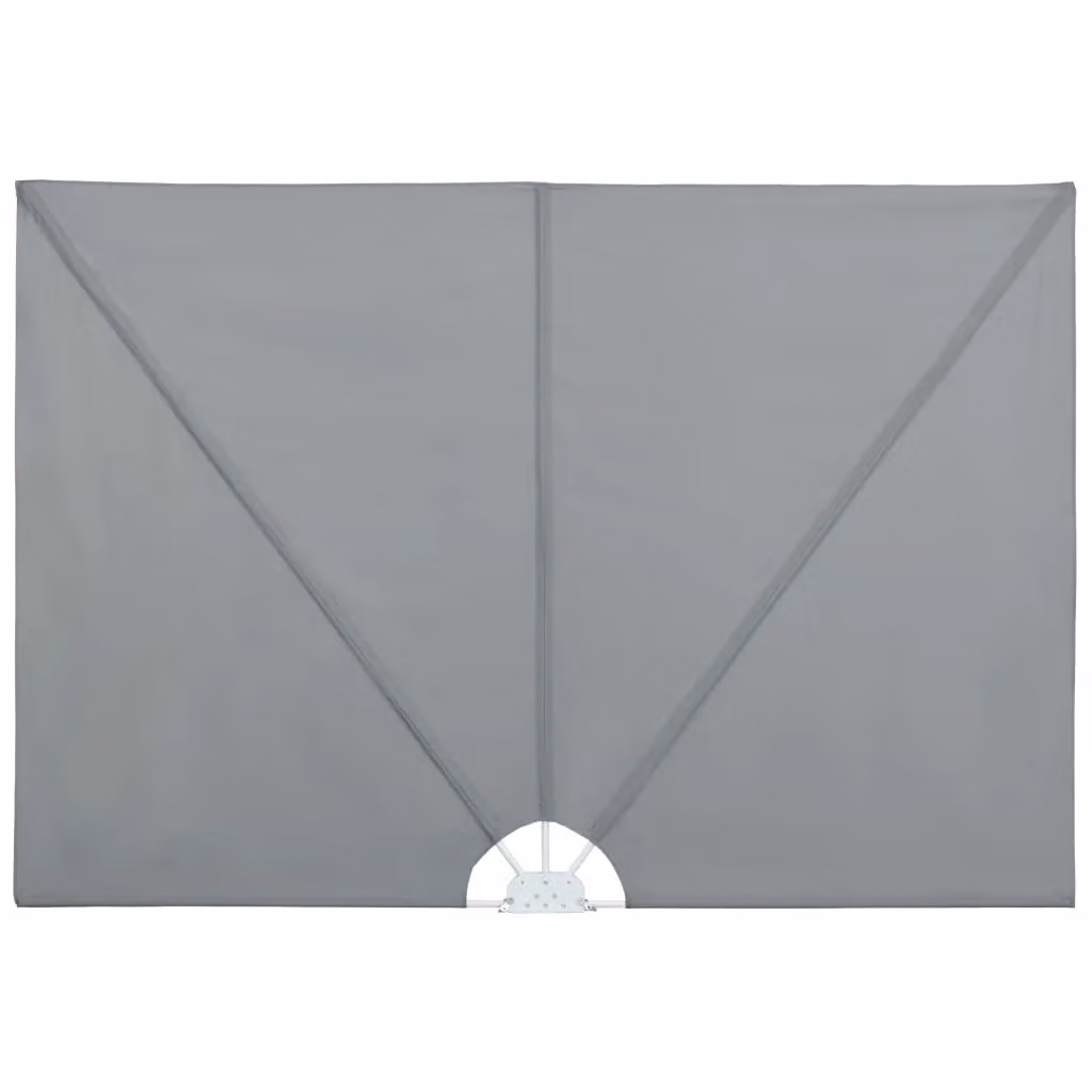 Berkfield Home Collapsible Terrace Side Awning in Grey, W/D/H: 400 x 200 x 200 cm – 2