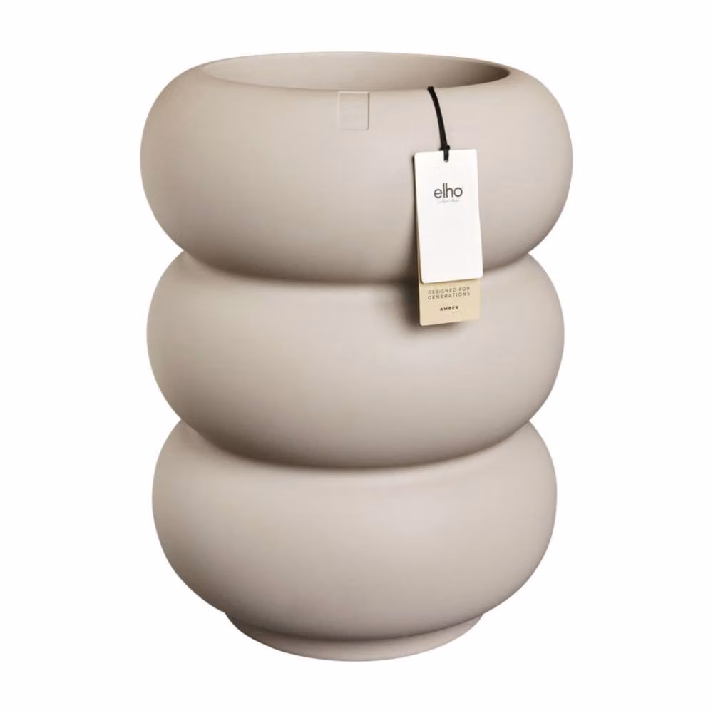 elho Amber Roll High 43 Planter, Beige – 4