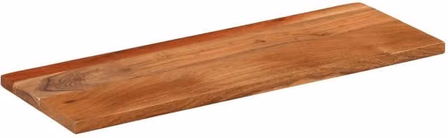 Berkfield Home Rectangular Solid Wood Acacia Table Top, Brown, W: 70 cm, D: 30 cm, H: 3.8 cm