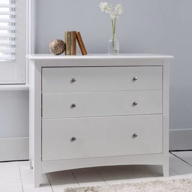 Nöa and Nani Montessori 3 Drawer Chest for Kids Midsleeper Cabin Beds in White – 1