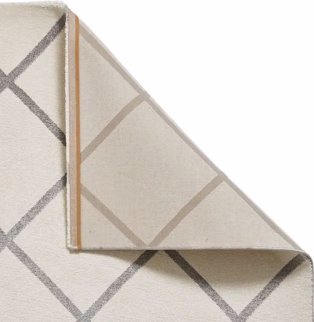 Brooklyn Terrys Abstract Modern Rectangular Rug, Grey and Multicolour, W: 160 cm, D: 220 cm