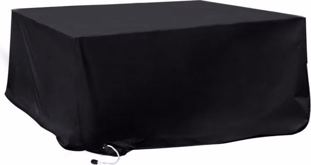 Marlow Waterproof Outdoor Garden Furniture Cover, Black, W/D/H: 180 x 120 x 74 cm