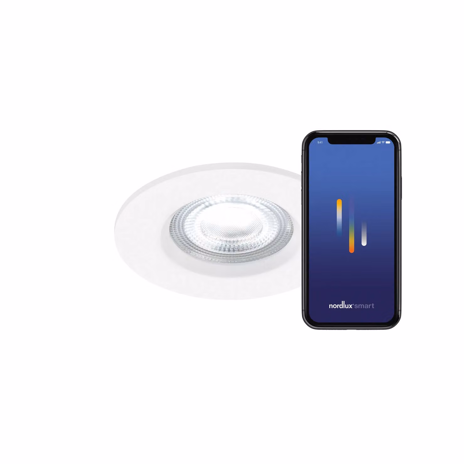 Nordlux Donsmart Recessed LED Downlight in White Plastic, IP65 Dimmable and Connectable Mains Light – 2