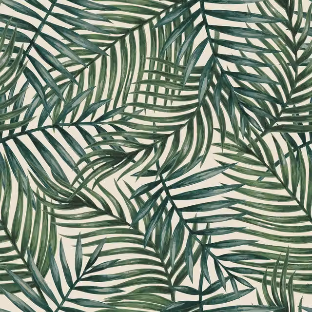 Terrys Chartwell Outdoor UV Water Resistant Printed Fabric in Beige and Green