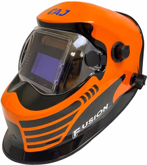 Autojack Auto Darkening Welding Helmet in Orange