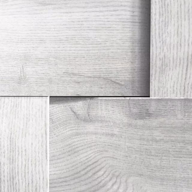 Debona Harrow Weave Wood Panel Geometric Wallpaper in Grey