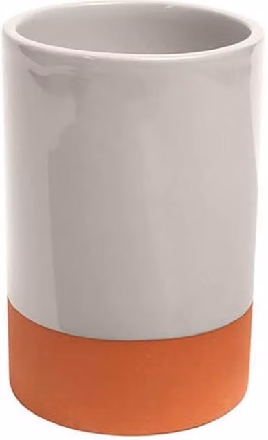 dexam Sintra Glazed Terracotta Wine Cooler in Grey Multicolour Ceramic