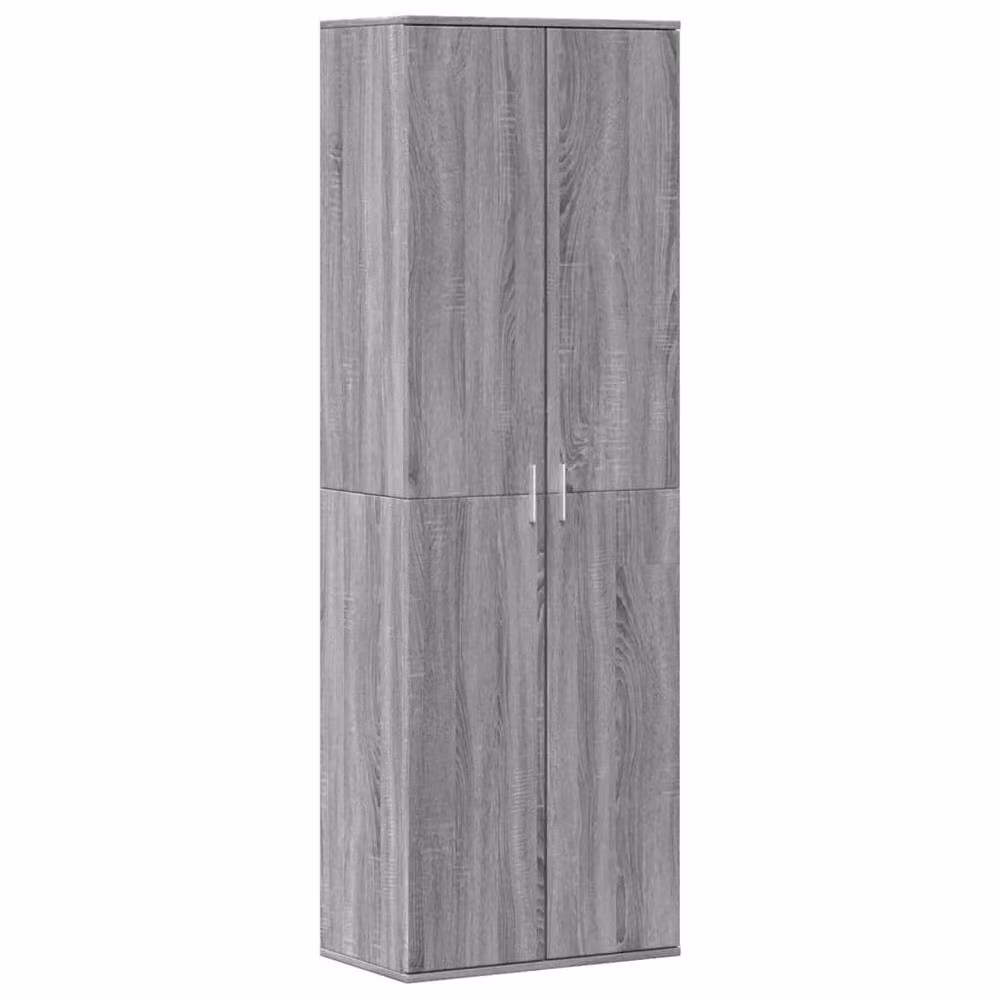 Berkfield Home Grey Sonoma Highboard in Engineered Wood W/D/H: 60 x 35 x 180 cm – 2