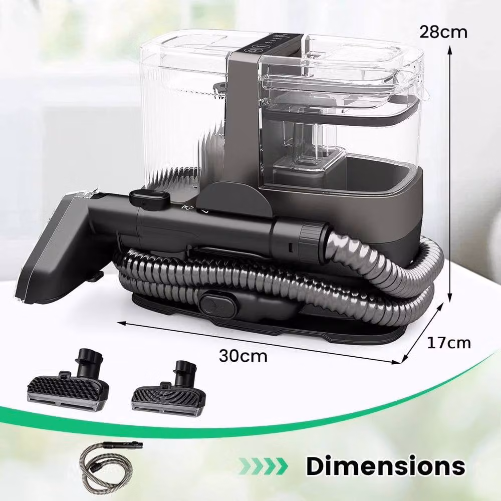 Kelvenix 1800W Portable Handheld Steam Cleaner in Black – 1
