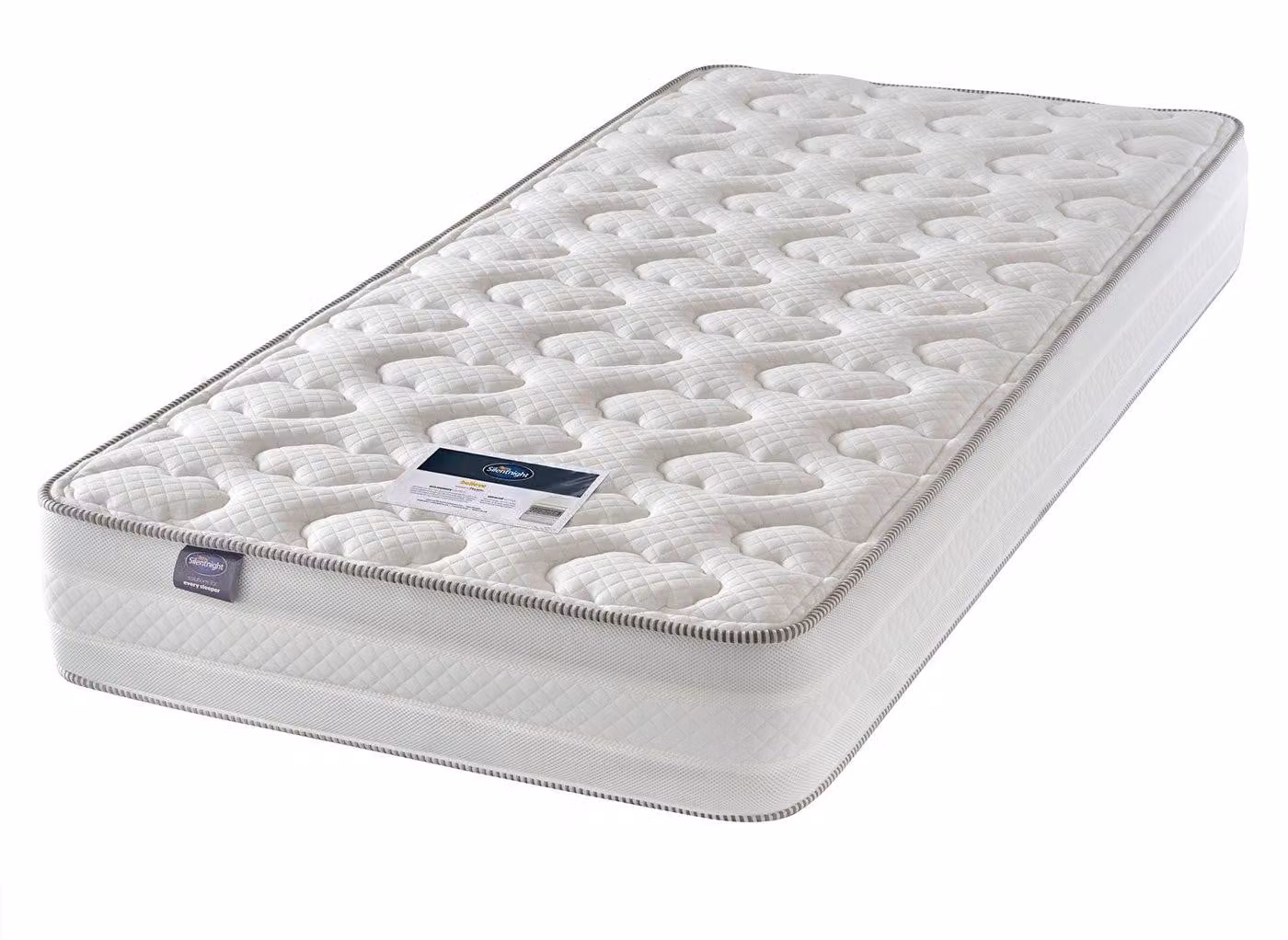 Silentnight Believe Hybrid Memory Foam Kids Mattress in White