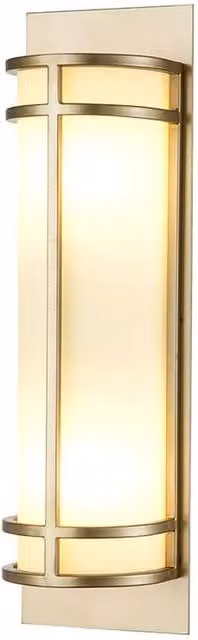 Netlighting Fusion 2 Light Flush Wall Lamp in Natural Brass and Light Bronze