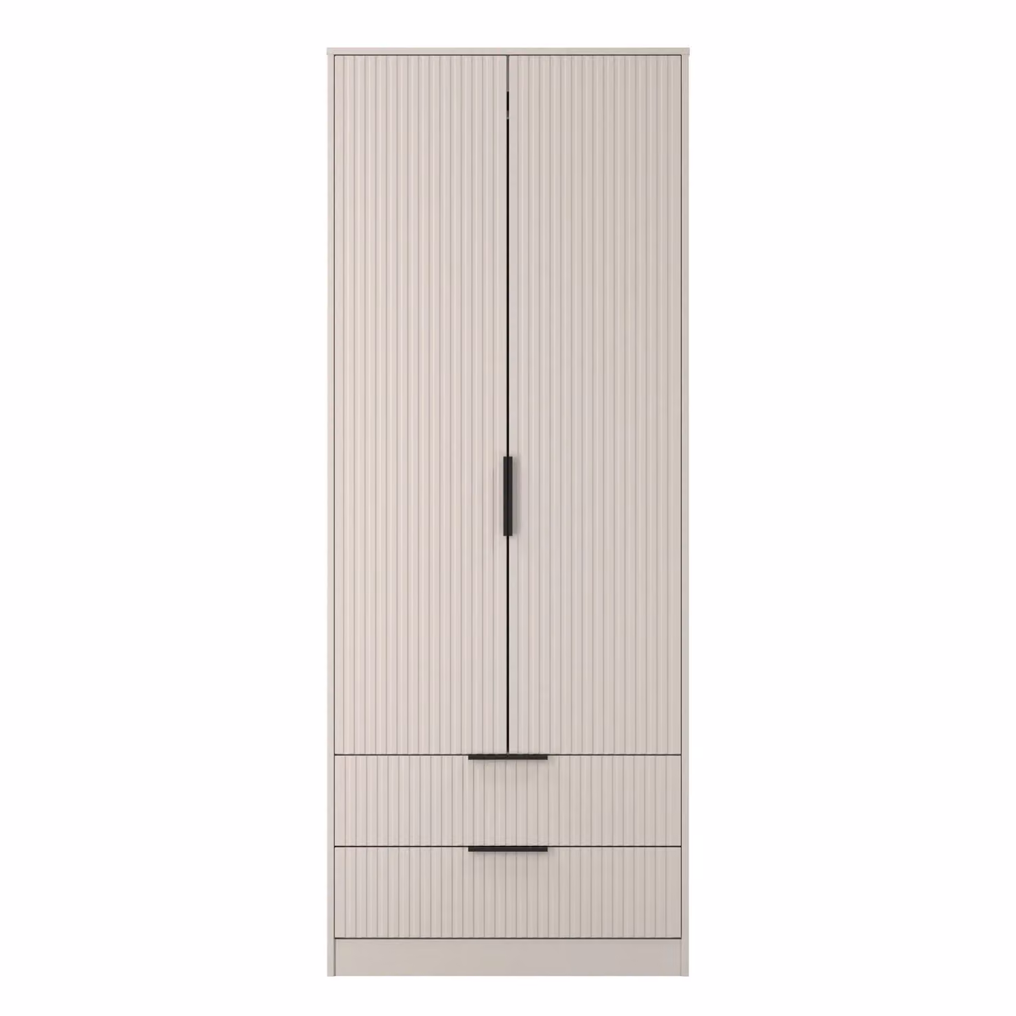Ready Assembled 2 U Menai 2 Door 2 Drawer Wardrobe in Taupe – 2