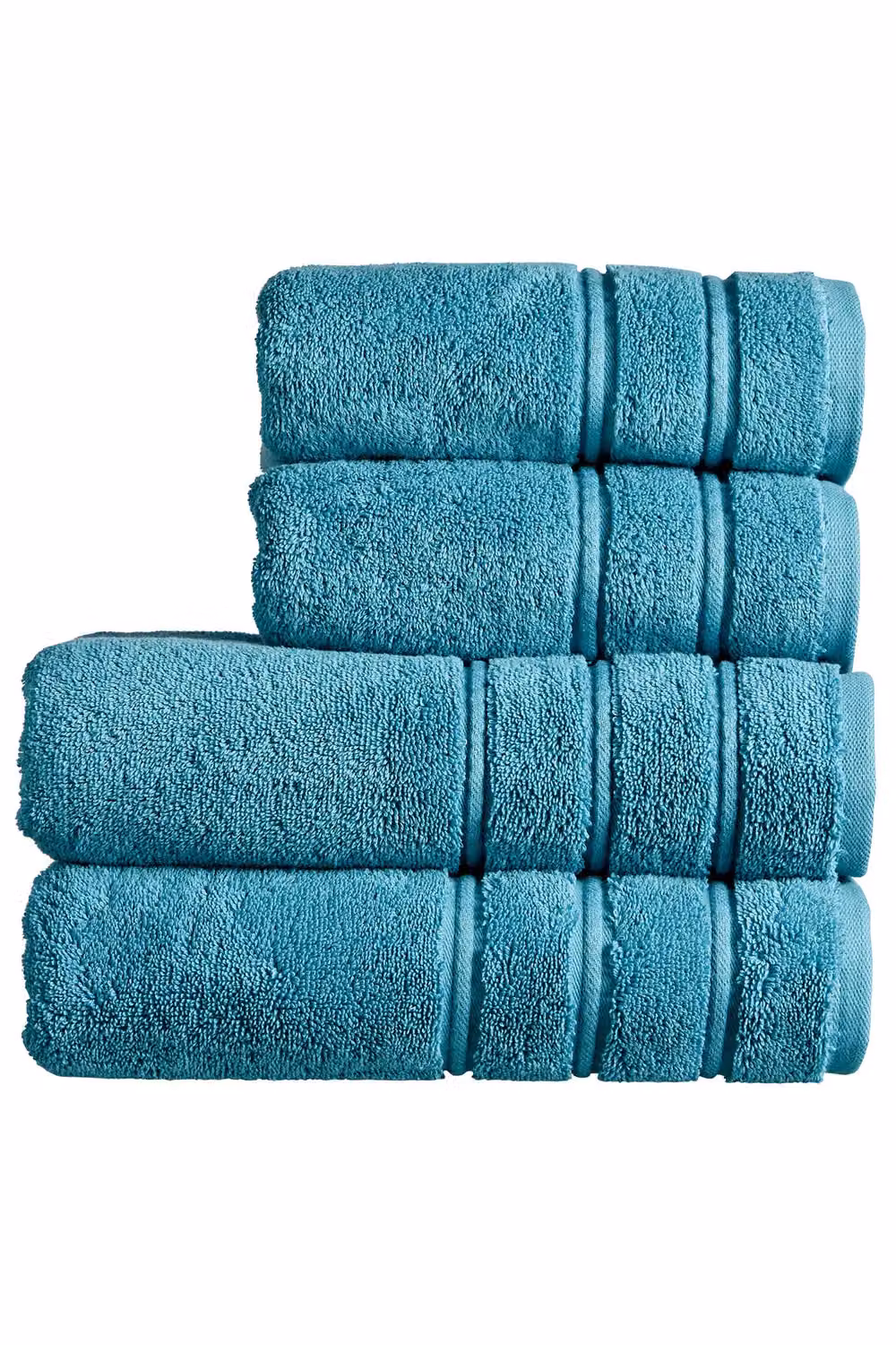 Christy Antalya Premium Turkish Cotton Loose Towel in Blue – 3