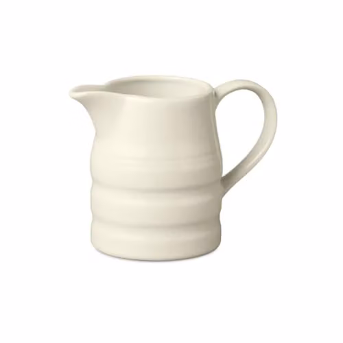 WM Bartleet & Sons Ceramic Churn Style Serving Jug, 0.28 l in Beige