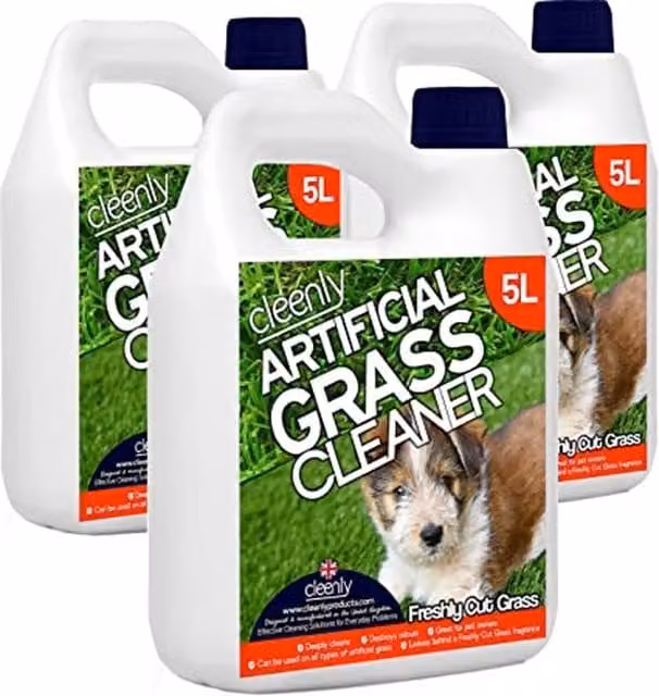 Cleenly Artificial Grass Cleaner for Dogs, Clear, 15 kg