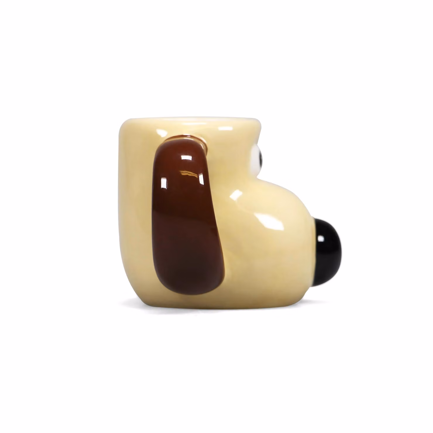 Half Moon Bay Wallace & Gromit Gromit 3D Shaped Ceramic Mini Espresso Mug, 75ml, Multicolour and Brown – 2