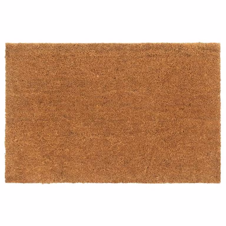 Berkfield Home Brown Tufted Coir Door Mat, W: 65 cm, D: 100 cm