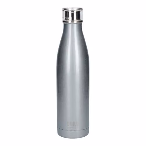 Built New York Vacuum Insulated Stainless Steel Leakproof Hydration Bottle, Silver, 740 ml