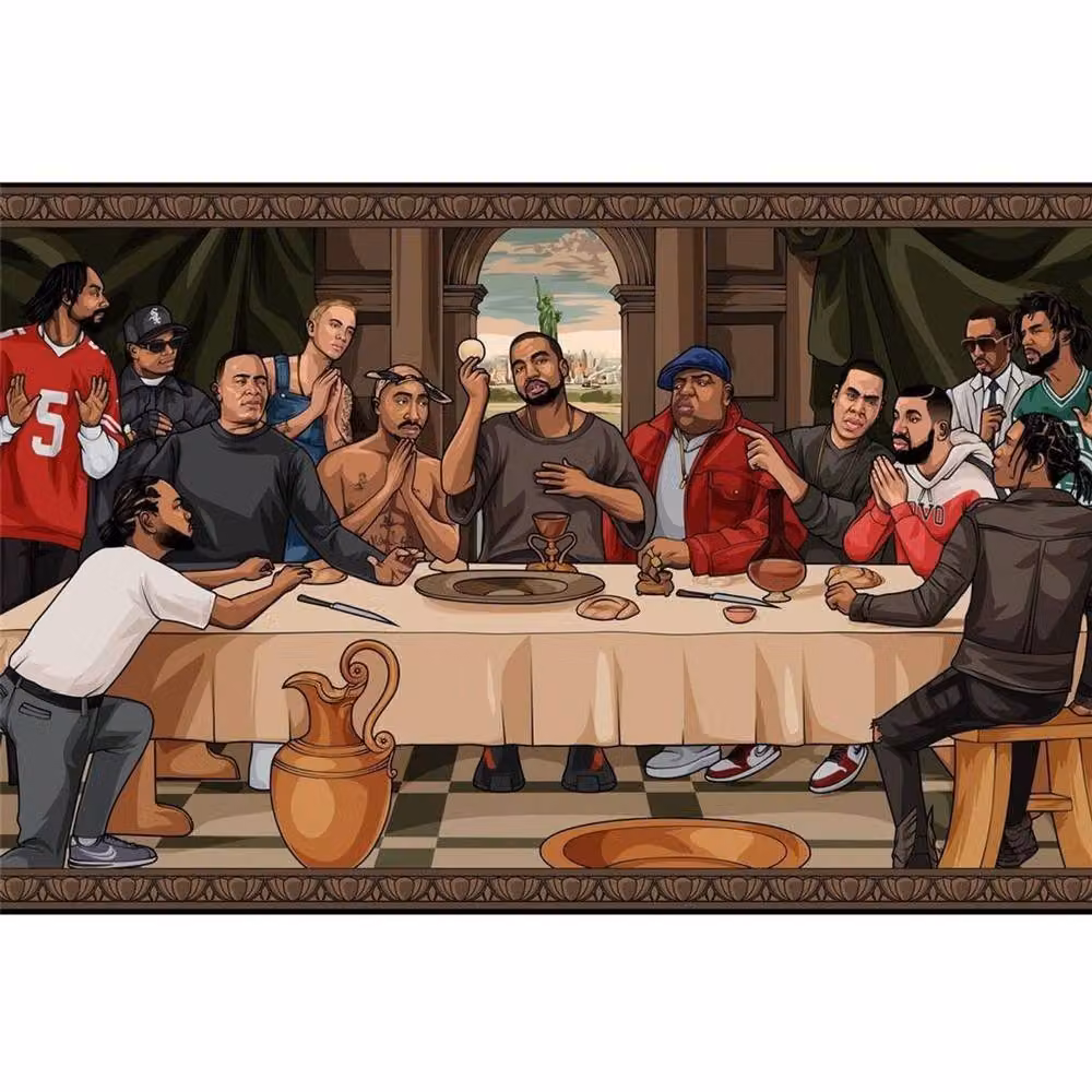 Pyramid International The Last Supper Of Hip Hop Multicolour Paper Maxi Poster – 2