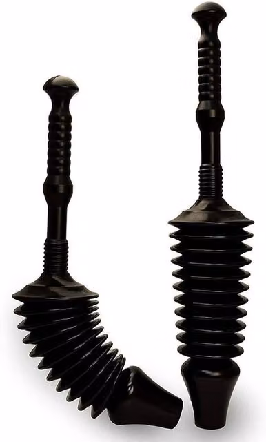 Vogrex Black Toilet Plunger Unblocker Air Pump Drain Blockage Tool