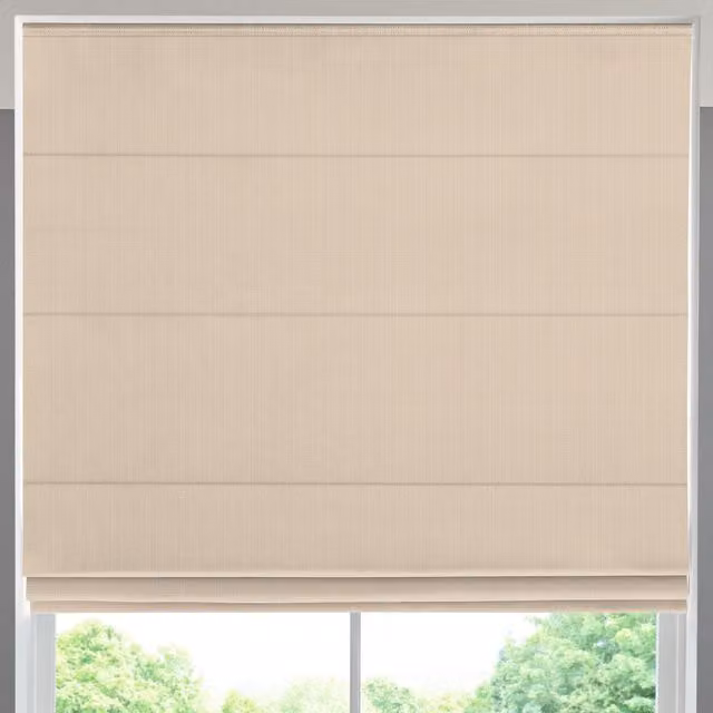 Simply Collection Balance Made to Measure Blackout Roman Blind in Checked Beige
