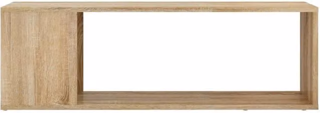 Berkfield Home Sonoma Oak TV Cabinet in Tan, W/D/H: 100 x 24 x 32 cm