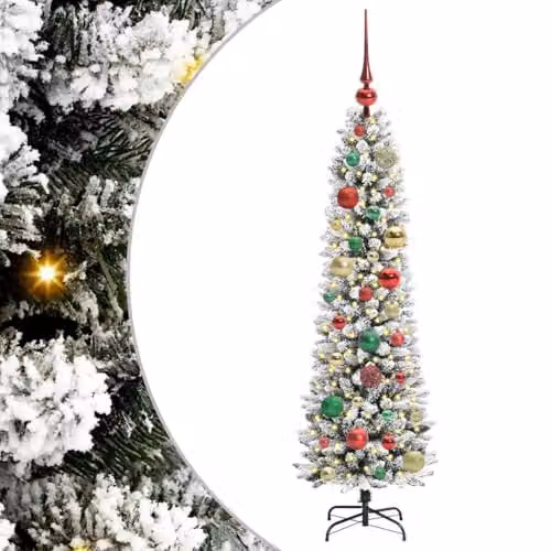 vidaXL White Artificial Christmas Tree, Height: 120 cm – 1
