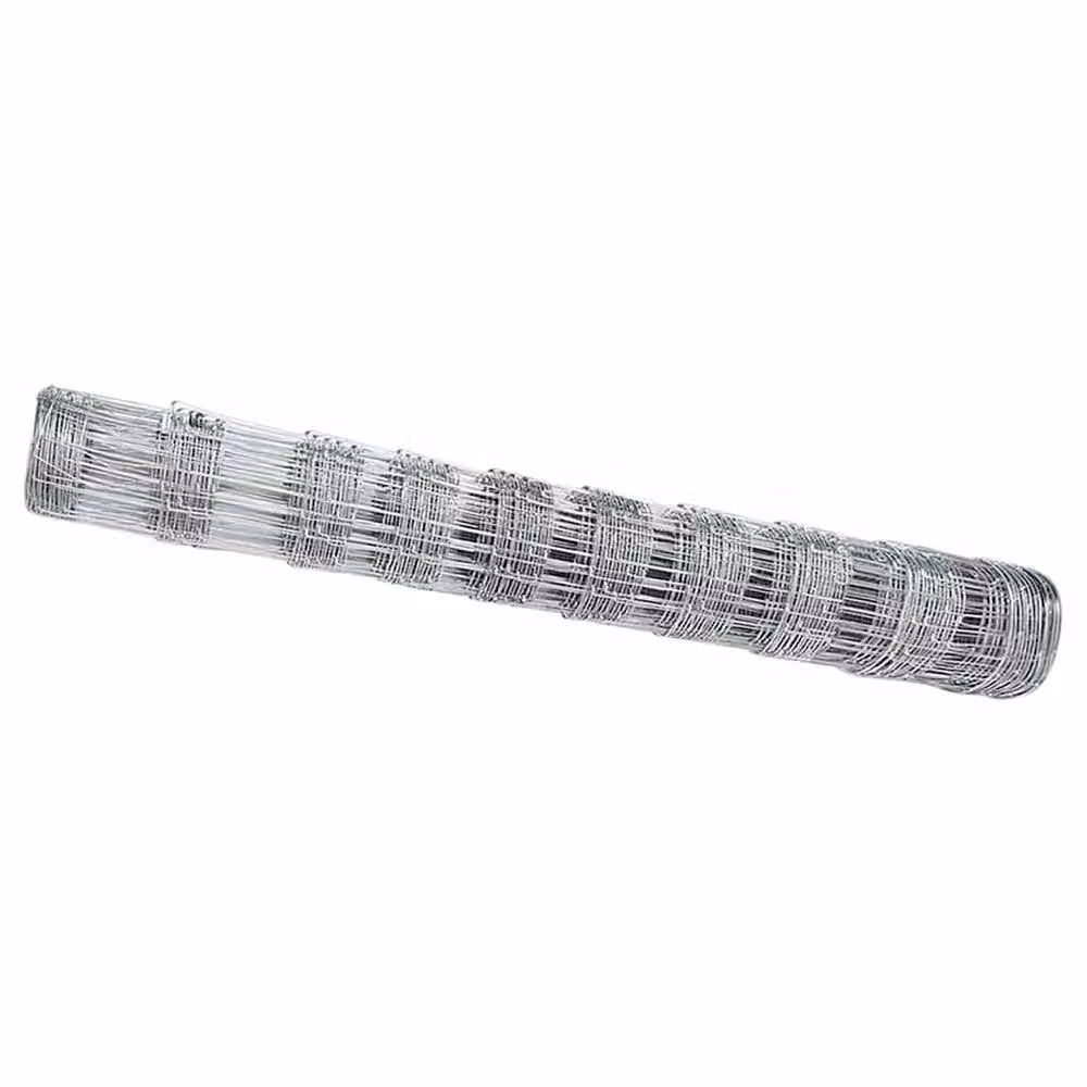 Berkfield Home Modern Field Fence, Galvanised Steel, Silver, 1 x 50 m – 2