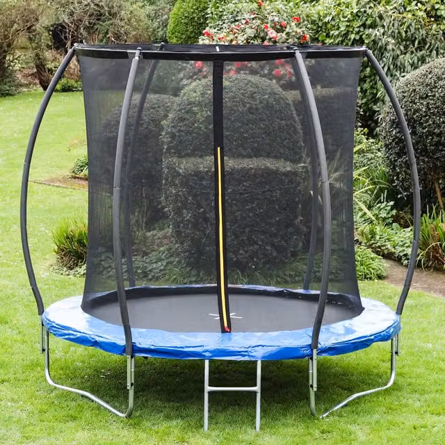 Leapfrog Lantern Shaped Trampoline with Safety Net, Blue, Diameter: 304.8 cm