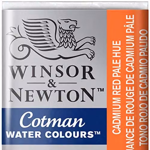 Winsor & Newton Cotman Watercolours in Pale Cadmium Red