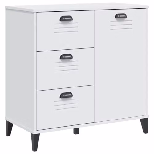 vidaXL VIKEN White Sideboard in Engineered Wood, W/D/H: 80 x 40 x 80 cm – 1