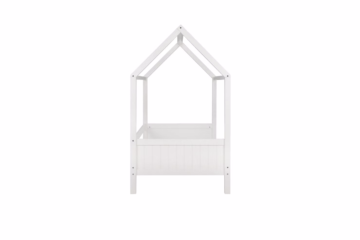 Birlea Home White Solid Wood Childrens House Bed Frame, W/D/H: 90 x 190 cm – 3