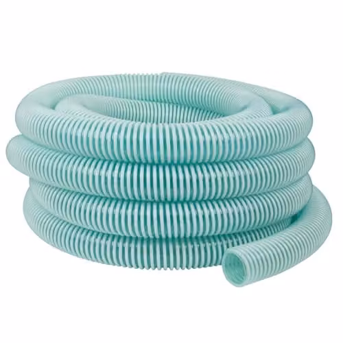 SIP 1" 10m Blue and Turquoise PVC Spiral Suction Hose for Water Pumps