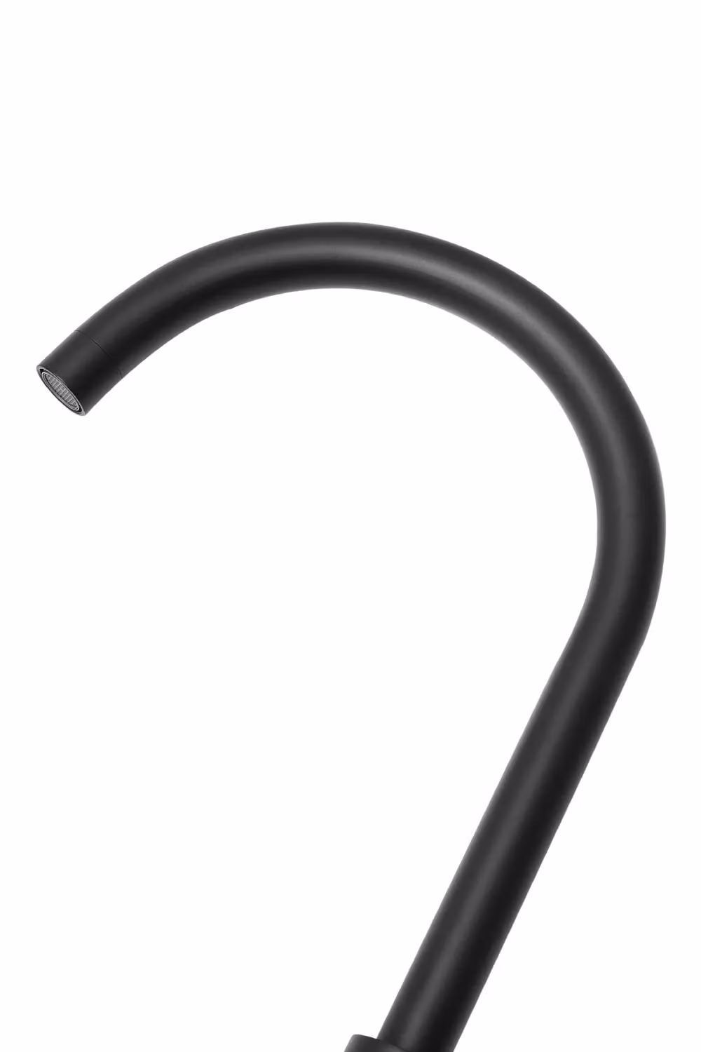 H&O Direct Dual-Handle Stainless Steel Kitchen Faucet in Matt Black – 3