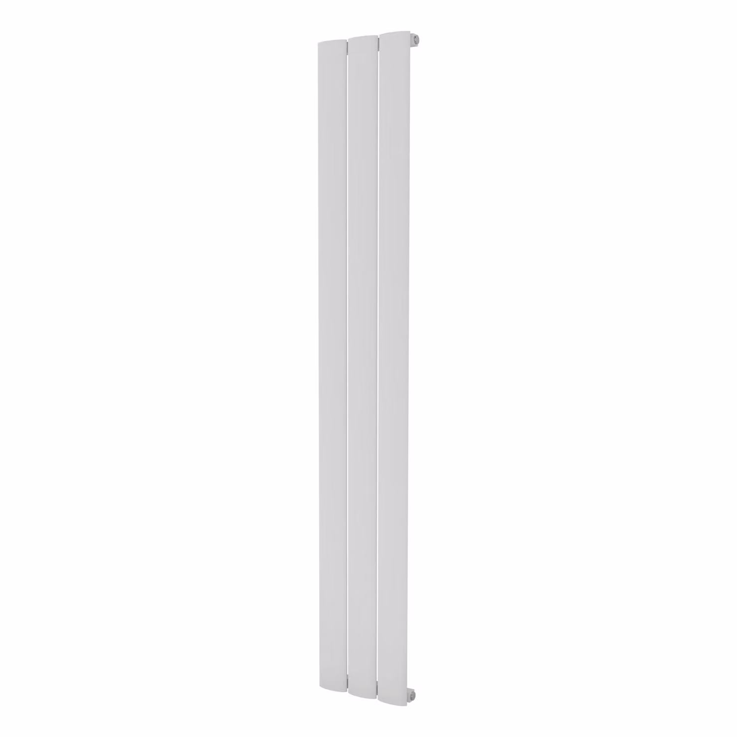 Agadon Milan Designer Aluminium Radiator in White, W: 180 cm, H: 56.5 cm, D: 56.5 cm – 2