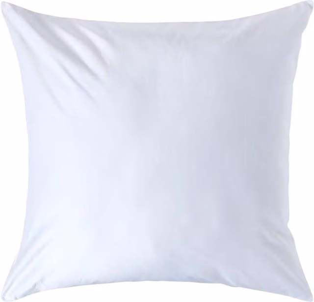 Homescapes 1000 Thread Count Egyptian Combed Cotton Mako Satin Housewife Pillowcase, White, W: 80 cm