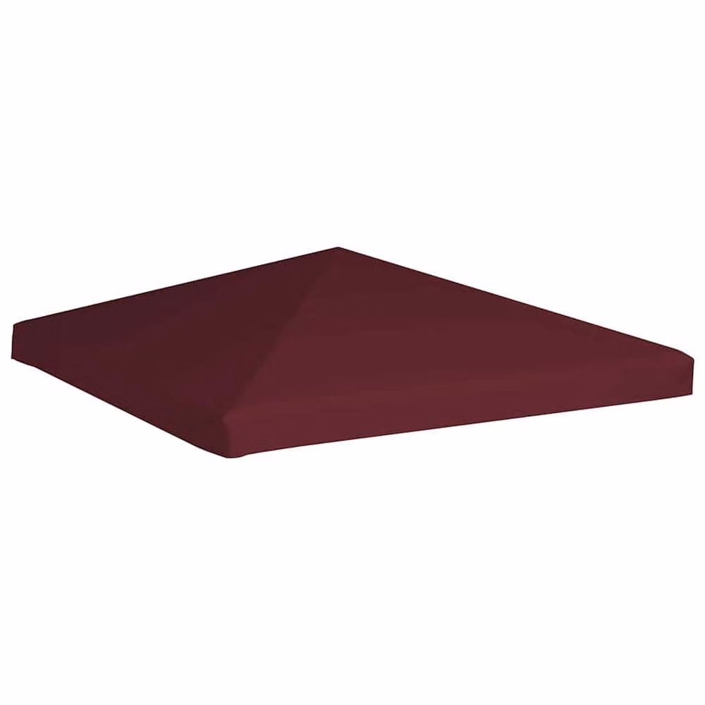 Berkfield Home Gazebo Top Cover, Bordeaux Red, 3 x 3 m – 2
