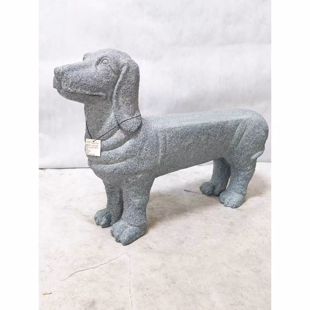 Minster Stylish Living Ltd Dog-Style Bench in Grey, L82 x W18 x H56 cm – 2