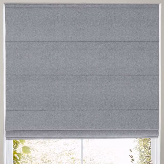 Simply Collection Mika Made to Measure Blackout Roman Blind in Grey